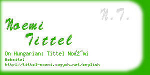 noemi tittel business card